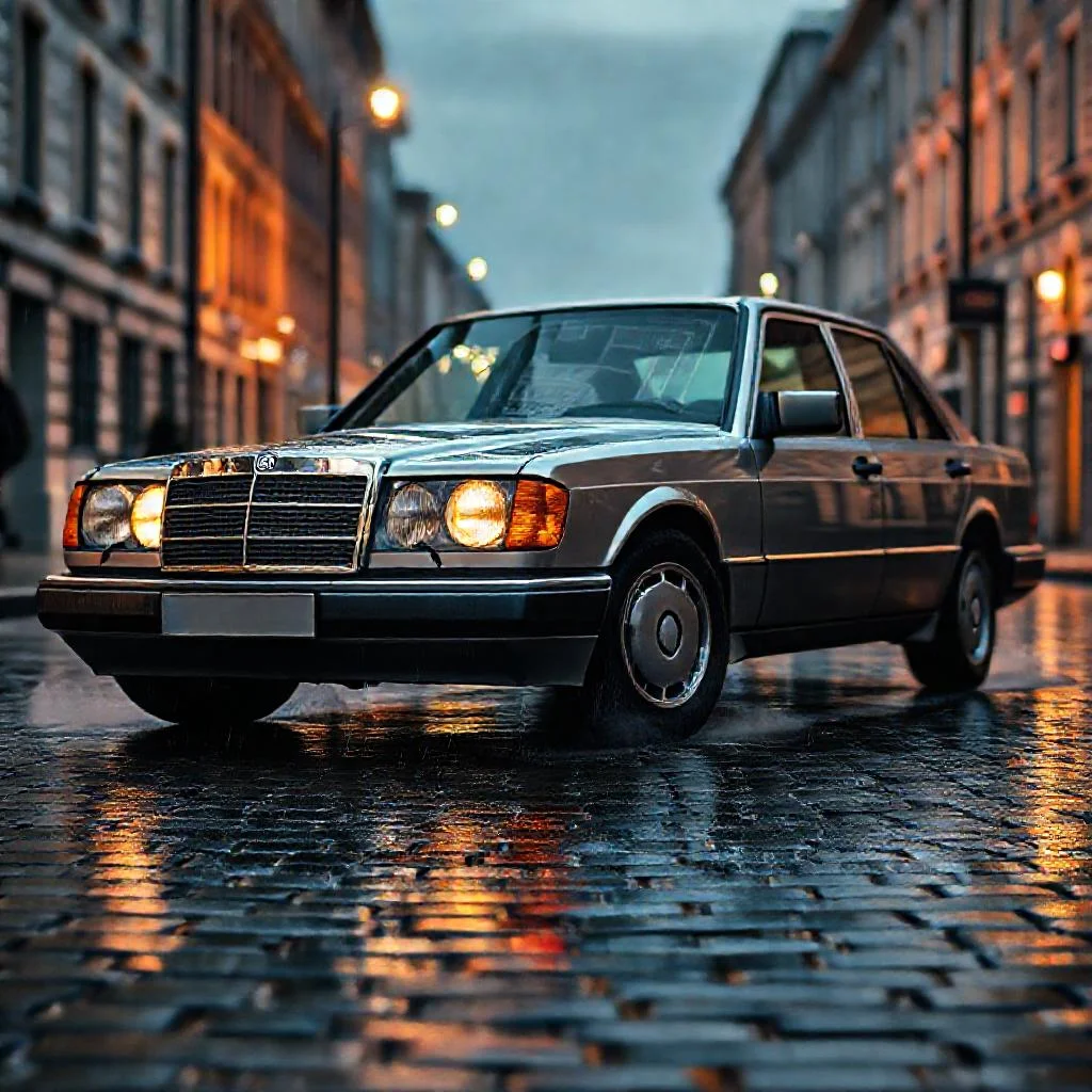 Иллюстрация к статье: Легендарный Mercedes-Benz W124: история разработки и секрет миллионного ресурса