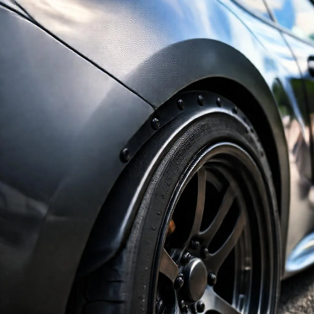Иллюстрация к статье: Расширение кузова автомобиля (Fender Flares): способы установки фендеров