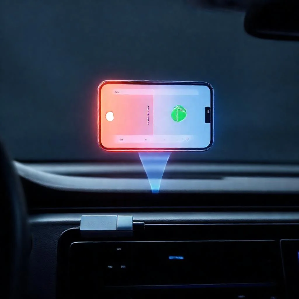Иллюстрация к статье: Беспроводной адаптер Apple CarPlay и Android Auto: как подключить без проводов